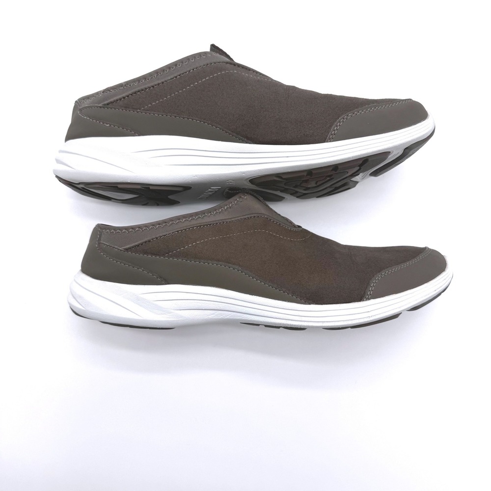 Vionic Adell Brown Suede Slip On Mule Sneakers ASR1753 Womens 11 Wide Orthotic - Picture 5 of 9
